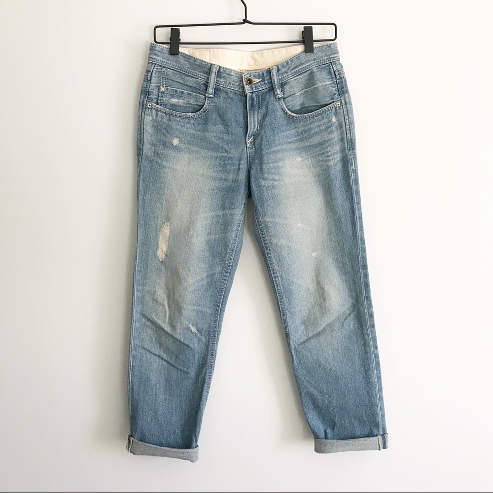 BRAPPERS Distressed Boyfriend Jeans